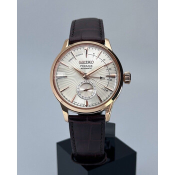 (SOLD!!) 40.5mm • Original Seiko Presage Cocktail Time SSA436 4R57 Rose Gold